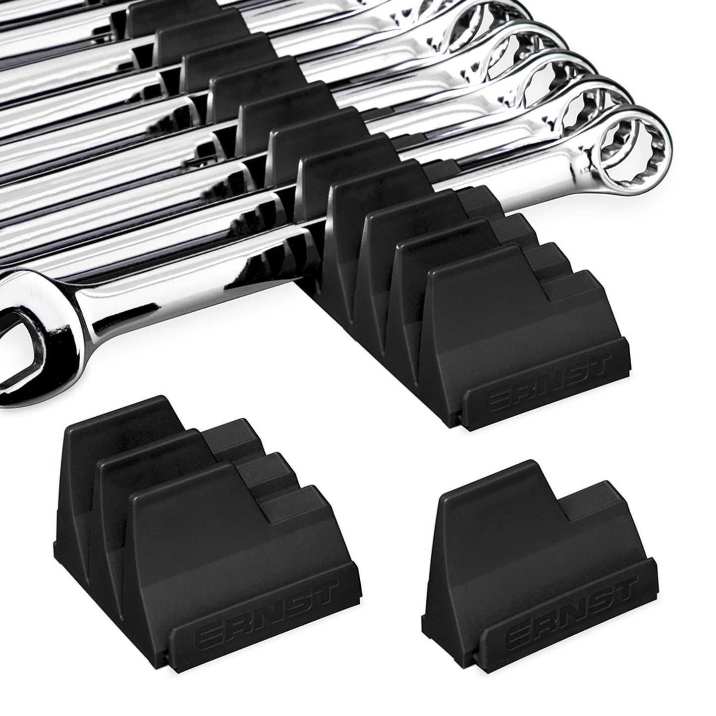 Ernst Wrench Pro 40 Tool Spanner Storage Organiser Black 5410
