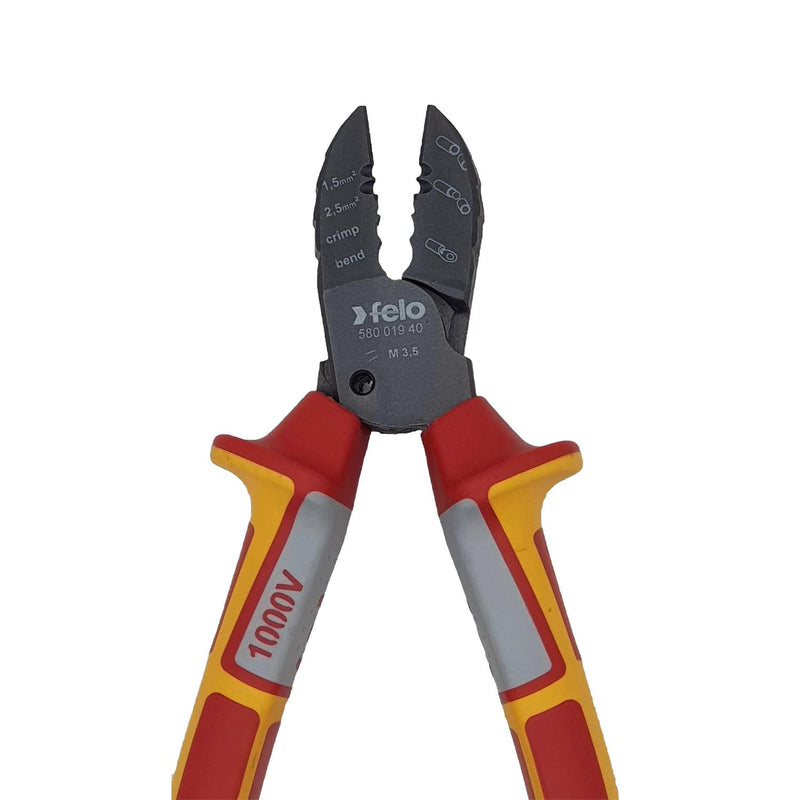 Felo Side Cutter & Wire Stripping Pliers VDE 190mm 58301940