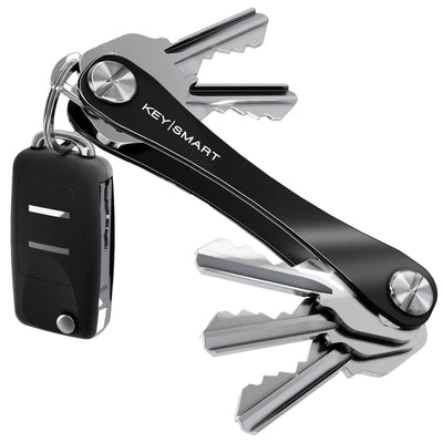 KeySmart Original Compact Keyring Key Holder Black