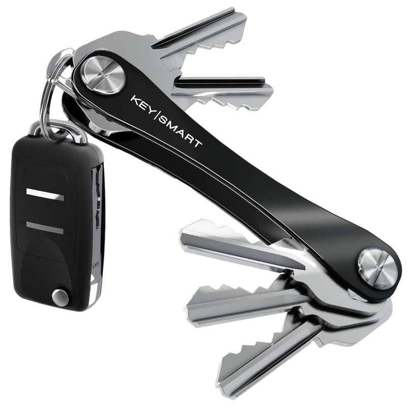 KeySmart Original Compact Keyring Key Holder Black