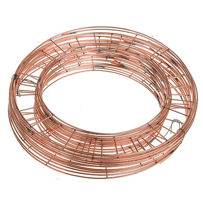 10" 25.4cm Wire Wreath Making Ring Copper (5 Pack)
