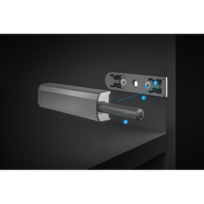 Titus Push to Open Latch S2 & Mounting Plate 915-0W34-381