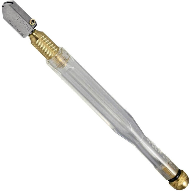 Toyo TC70S Straight Head Notch Wheel Glass Cutter Plastic Handle
