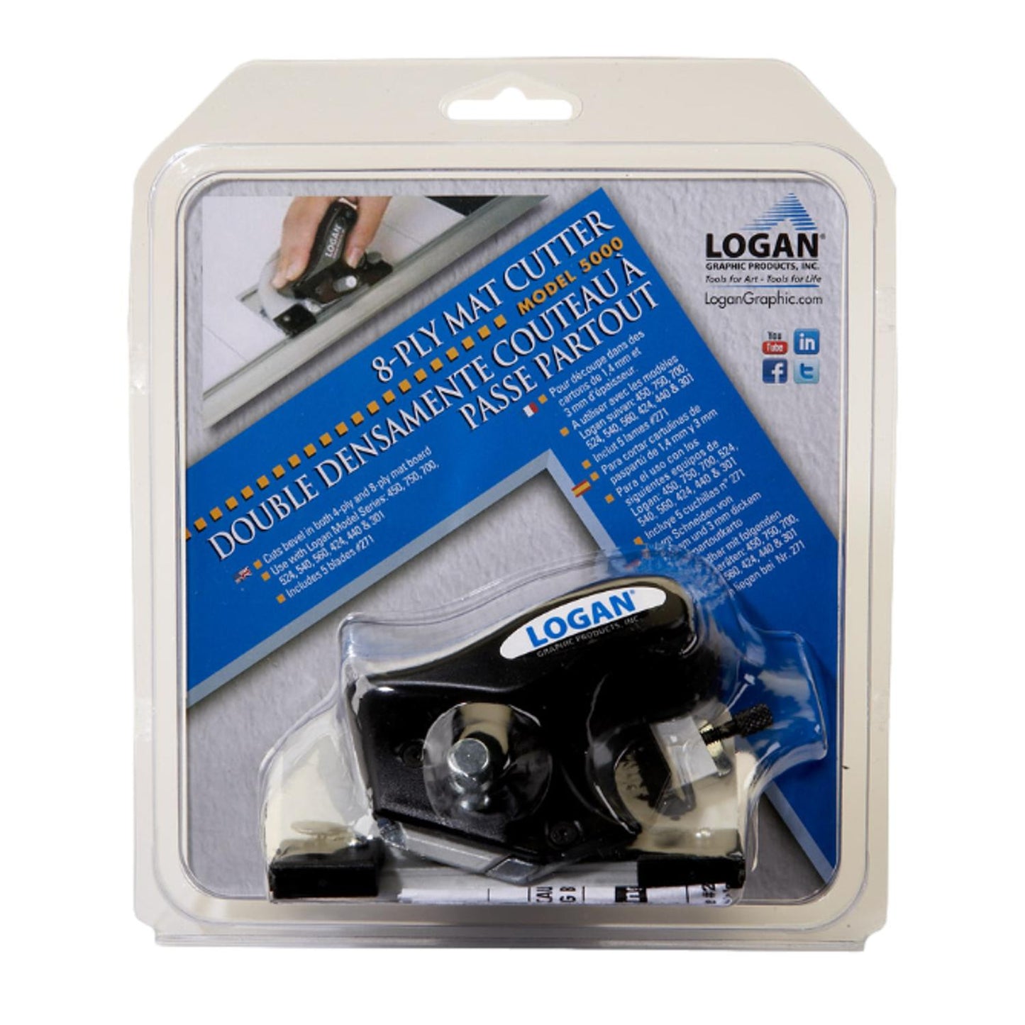 Logan 5000 Hand Bevel Mount Cutter