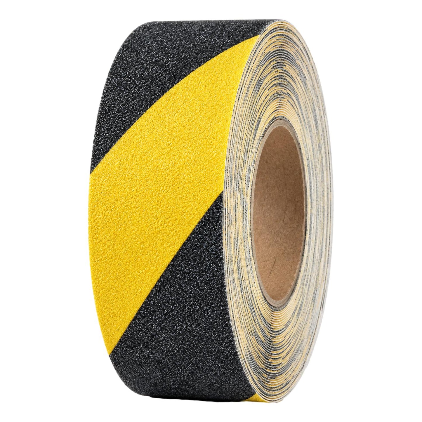 Black & Yellow Anti Slip Hazard Floor Tape 50mm x 5m – Self-Adhesive Safety Grip