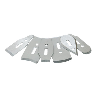 Hyde Heat Safe Contour Paint Scraper 6 Stainless Steel Blades 10460