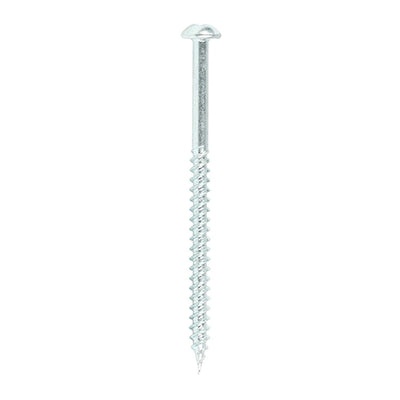 Black Roofing Strap Caps & 2" Woodscrews (100 Pack)