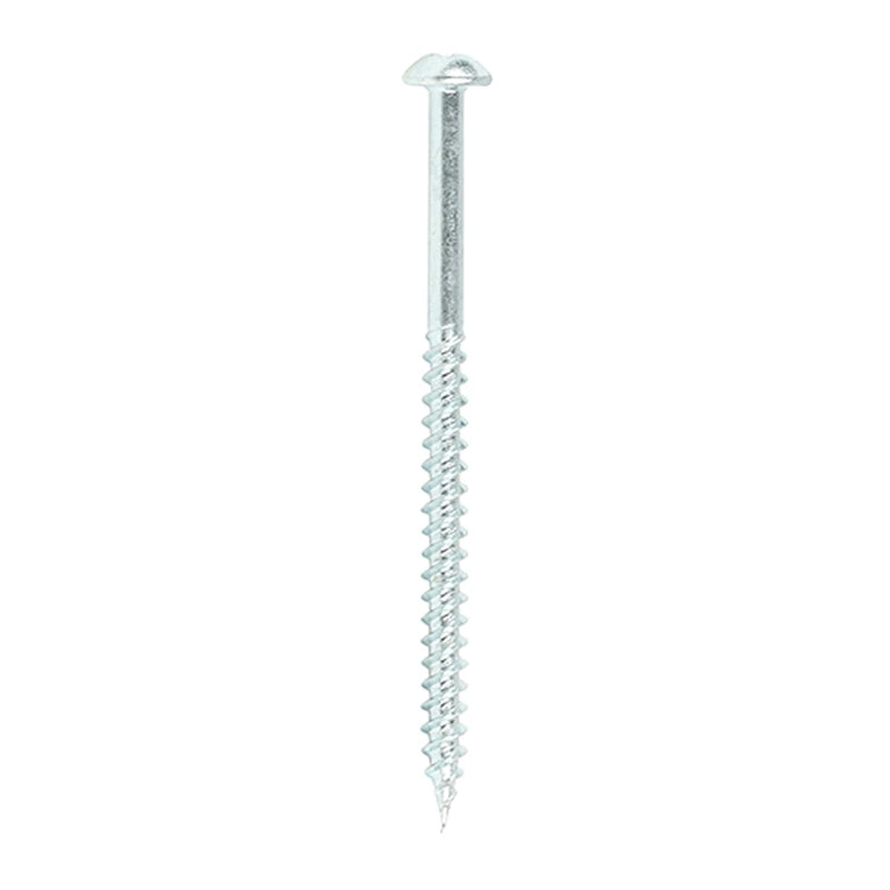 Black Roofing Strap Caps & 2" Woodscrews (100 Pack)