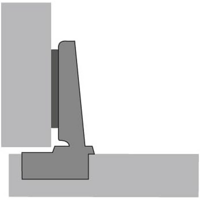 Hettich 9433 Intermat 110° Overlay Hinge 1029518