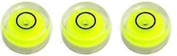 Taskar 12mm Mini Round Bullseye Bubble Spirit Level (3 Pack)