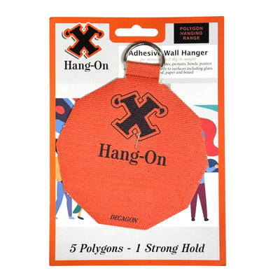 X Hang-On Adhesive Wall Plate Hanger 110mm (Decagon) For Plates, Pictures Etc