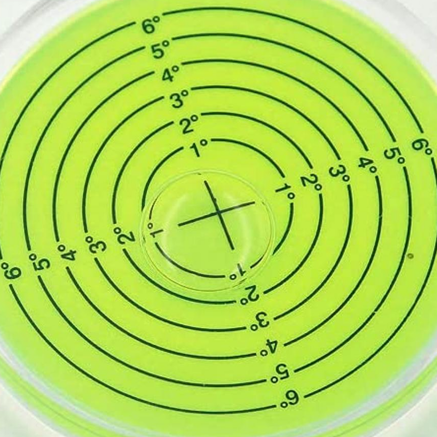 Screw On Large Round Bullseye Spirit Level 100mm For Caravans Etc