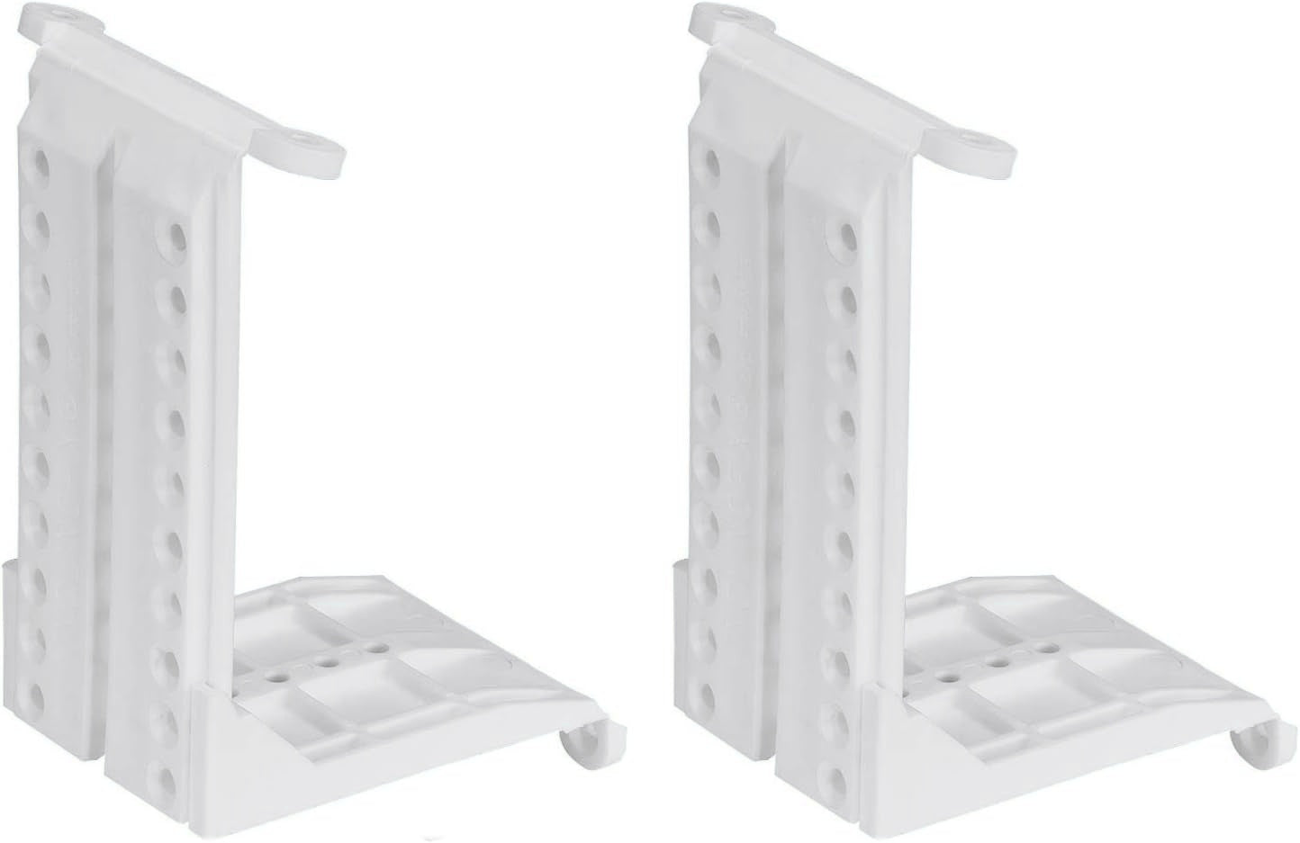 Taskar White Sloping Ceiling Adapter Brackets Pair