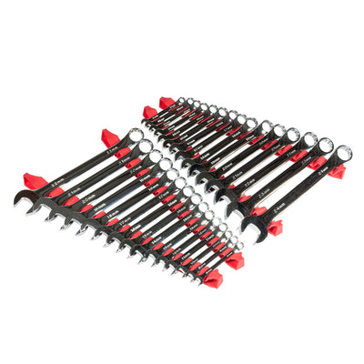 Ernst 30 Tool 'No-Slip' Low Profile Spanner/Wrench Storage Rail Set Red 6050