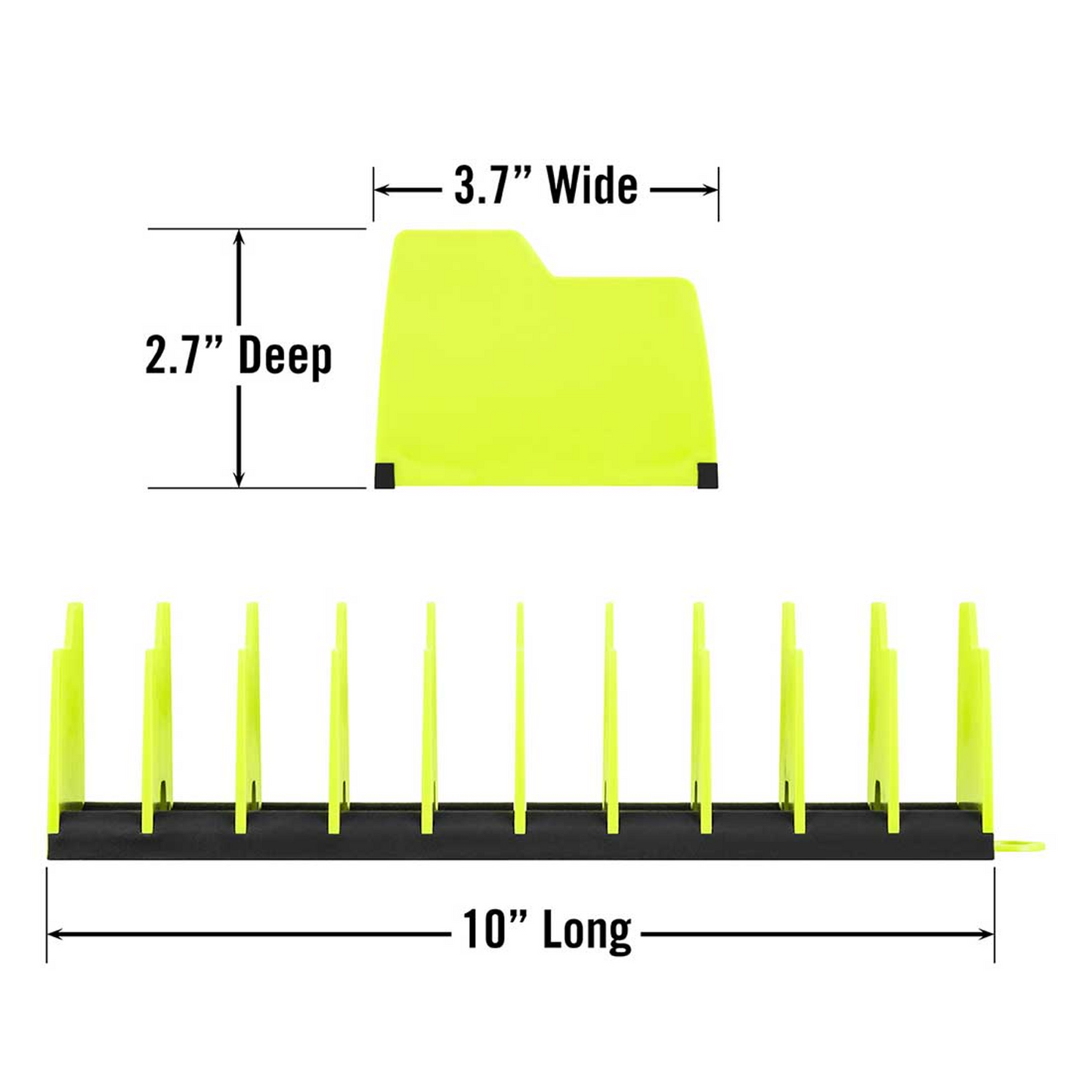 Ernst 10 Tool Plier Pro® Organiser Storage HIVIZ/Black 5505HV