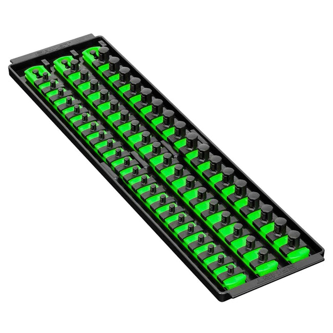 Ernst 8481 3-Rail Socket Boss® Storage Organiser Rail Twist Lock 18" Green