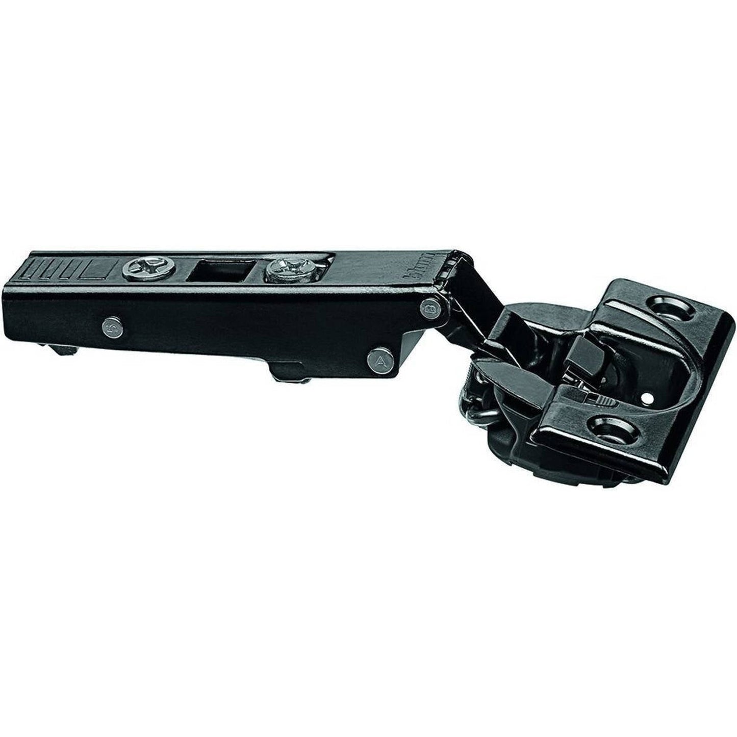 Blum 71B3550 110° Soft Close Overlay Hinge & Mounting Plate Onyx Black (2 Pack)