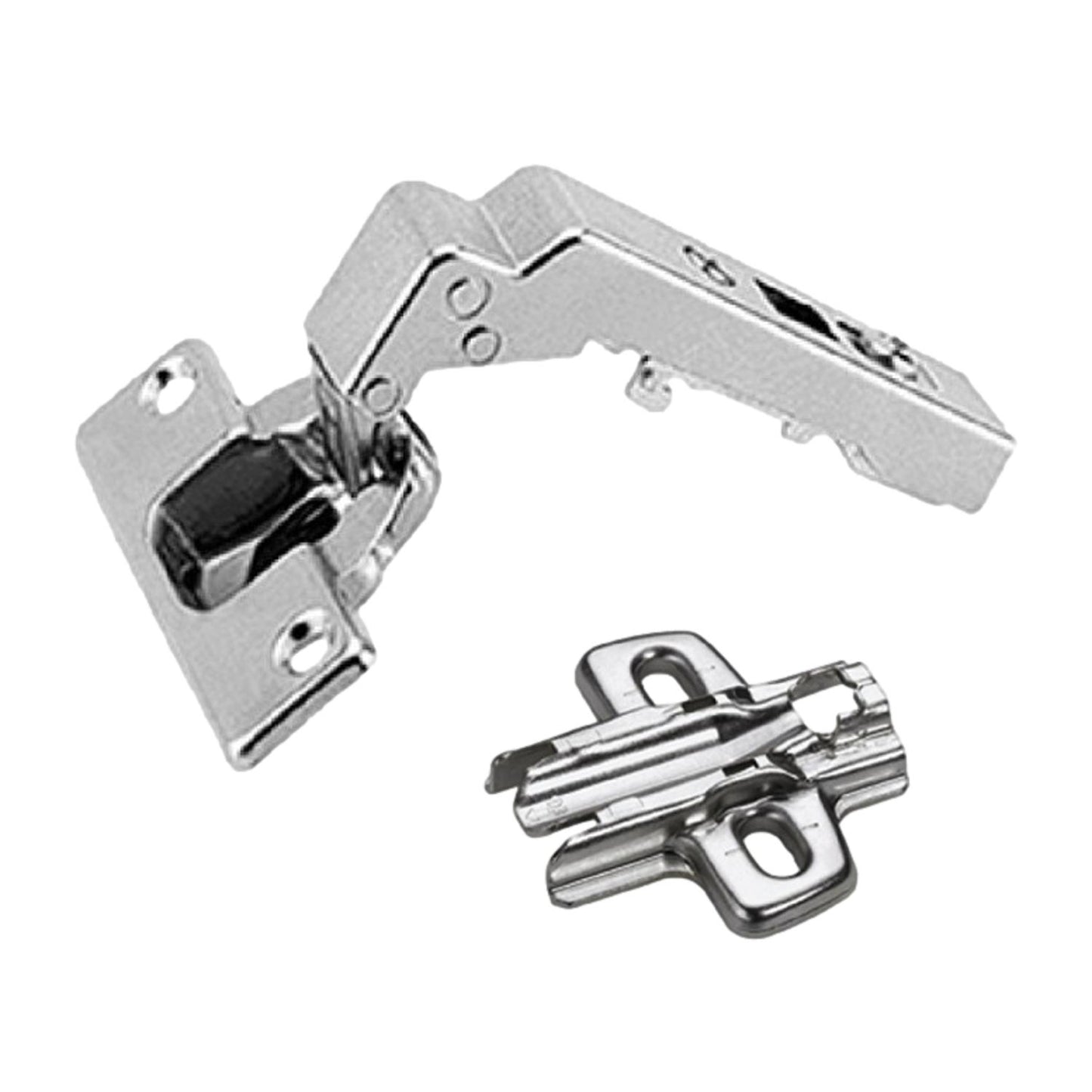 Hettich Intermat 9936 W90 95˚ Angle Inset Hinge 77708 & Mount 9075005