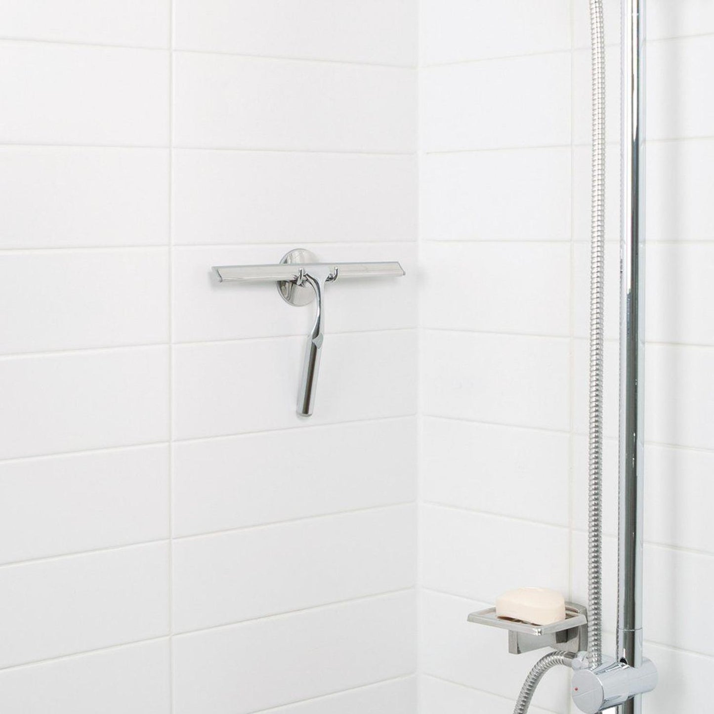 CRL Deluxe Shower Squeegee Chrome Stainless Steel 25cm (10") Blade 