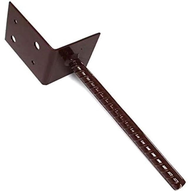 Concrete-in Post Anchor Support Bracket For Fences, Pergolas, Sleepers 75mm & 100mm (1 Pack)