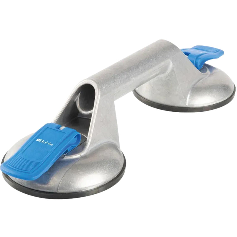 Veribor Glass Suction Lifter 2-Cup (2 Pack) & Case - Aluminium S2.421