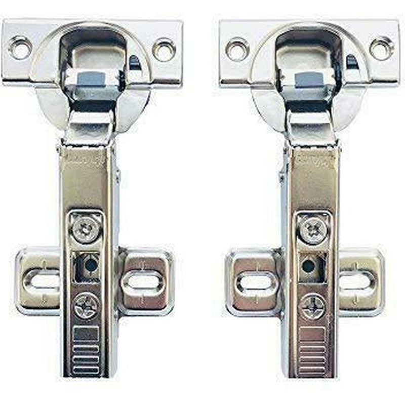 Blum 71B3550 110° Soft Close Overlay Hinge & 173L6100 Mounting Plate (2 Pack)