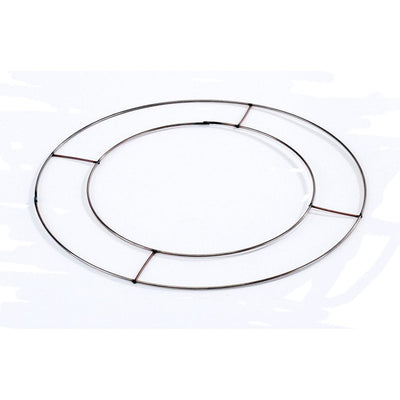 10" 25.4cm Wire Wreath Making Ring Copper (20 Pack)