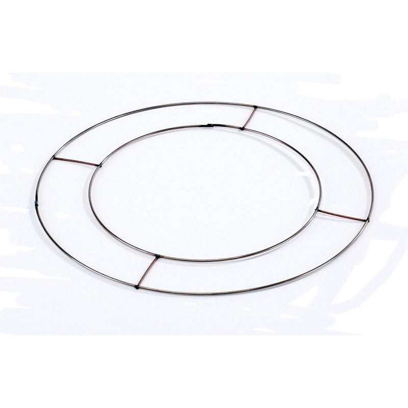 10" 25.4cm Wire Wreath Making Ring Copper (20 Pack)