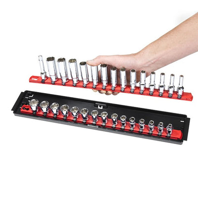 Ernst 8468HV 3/8" Socket Boss Storage Organiser Rail 2-Rail Twist Lock 13" HV