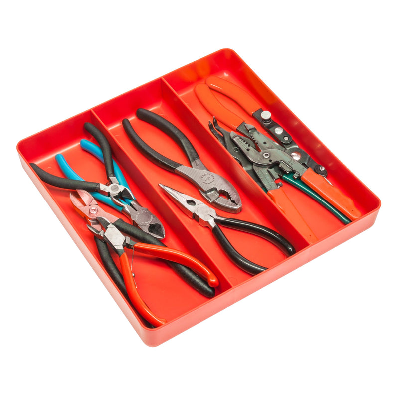 Ernst Tool Organiser Tray Red 3 Compartment 5020