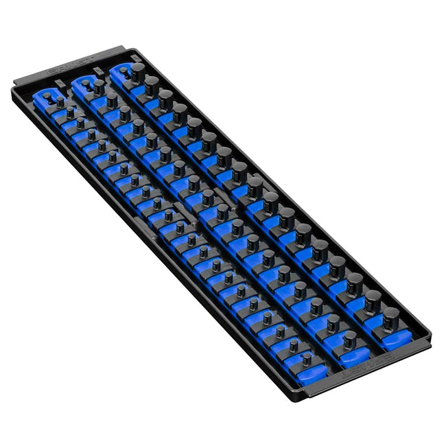 Ernst 8451 3-Rail Socket Boss® Storage Organiser Twist Lock 18" Blue