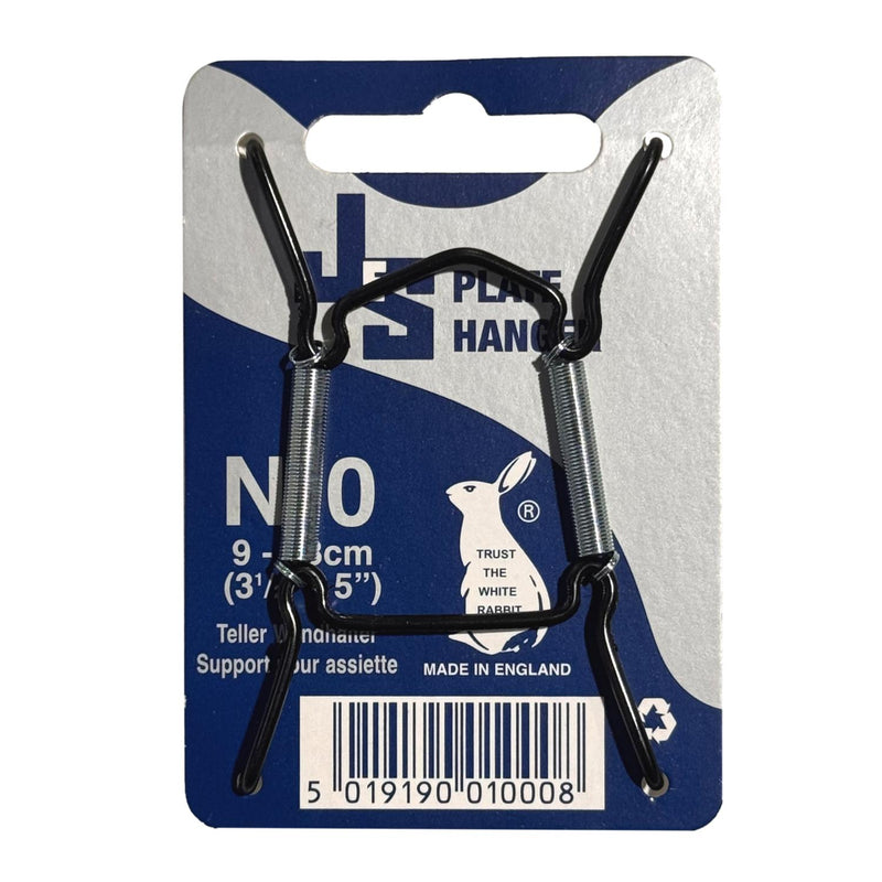 JES Hanging Plate Wire BLACK No 0 (9cm-13cm)