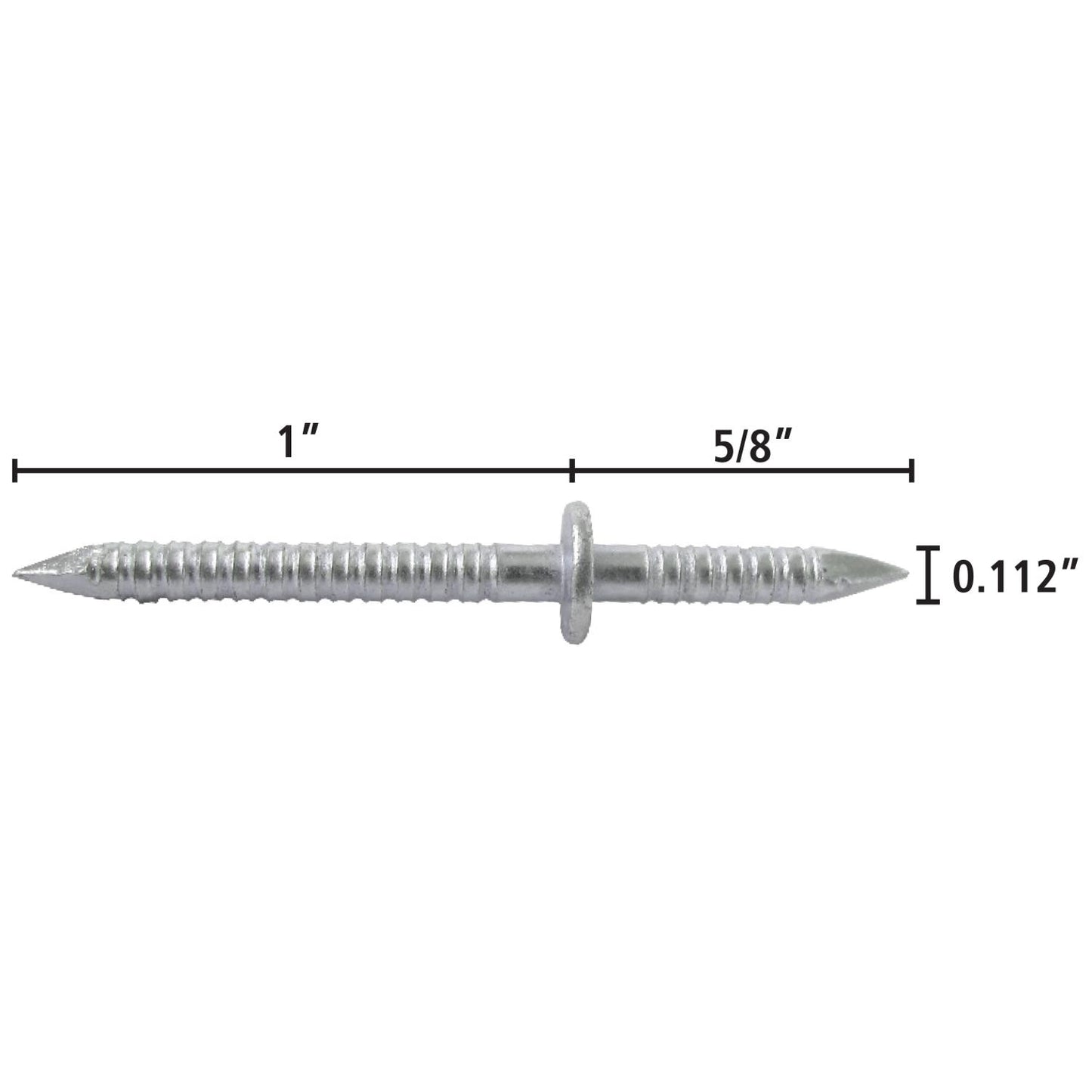 FastCap Blind Nail Tool & Large Double Ended Nails x 80 25mm+15mm (1"+5/8")