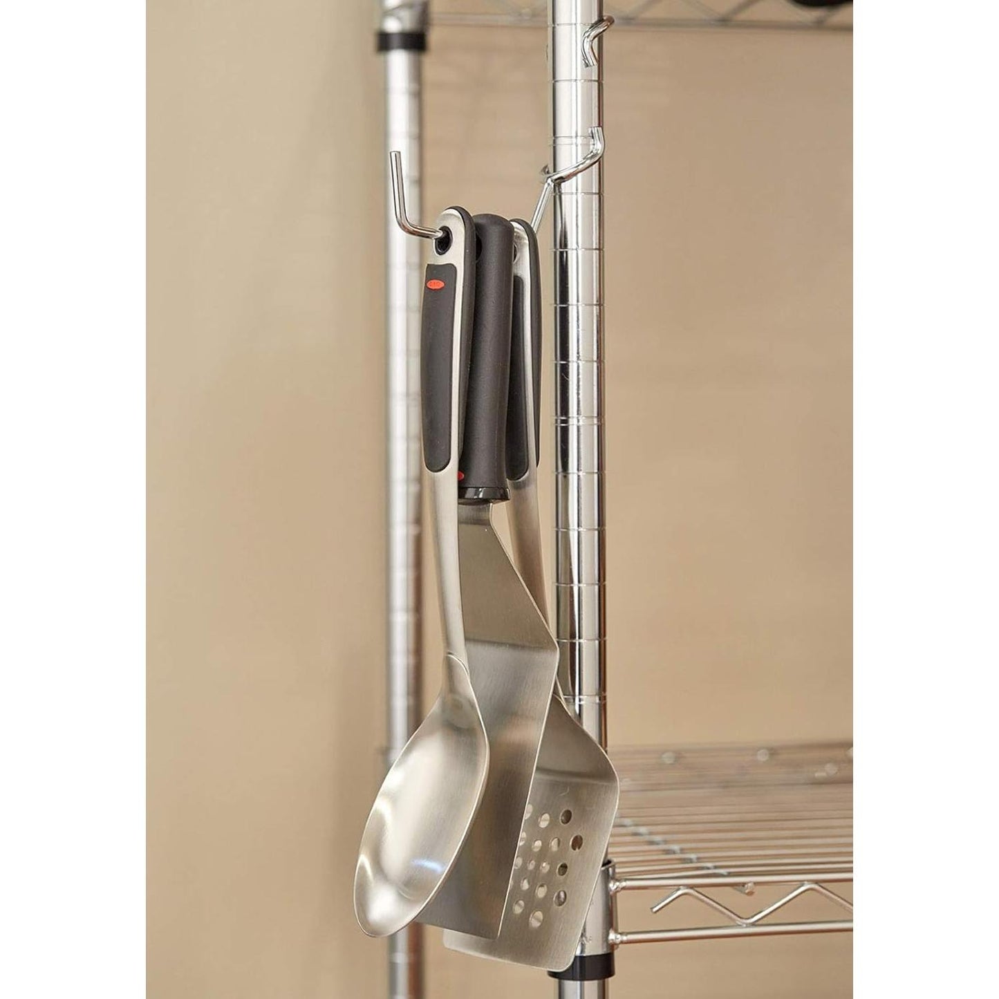 PoleHooks Chrome Wire Shelving Utility Hooks (5 Pack)
