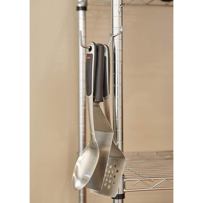 PoleHooks Chrome Wire Shelving Utility Hooks (5 Pack)