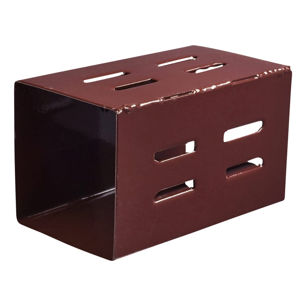 100mm Timber Fence Post Extender Red Oxide (1 Pack)