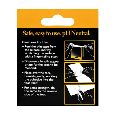 Lineco Document Repair Tape Self Adhesive Transparent 2.5cm x 10.6m 