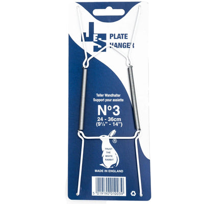 JES Hanging Plate Wire No 3 (24cm-36cm) Full Box of 24