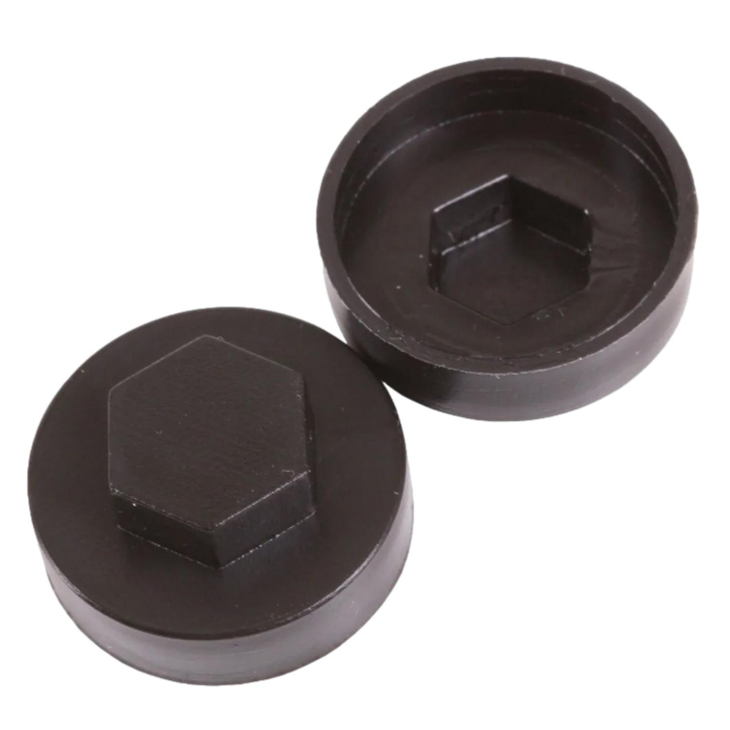 TIMCo Hex Cover Cap 16mm Black (1000 Pack)
