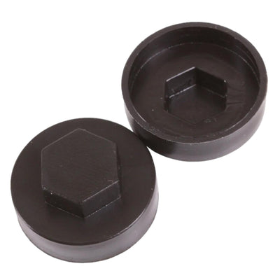 TIMCo Hex Cover Cap 16mm Black (1000 Pack)