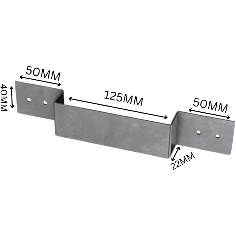 Heavy Duty Fence Panel Security Bracket Anti-Rattle (2 Pack)