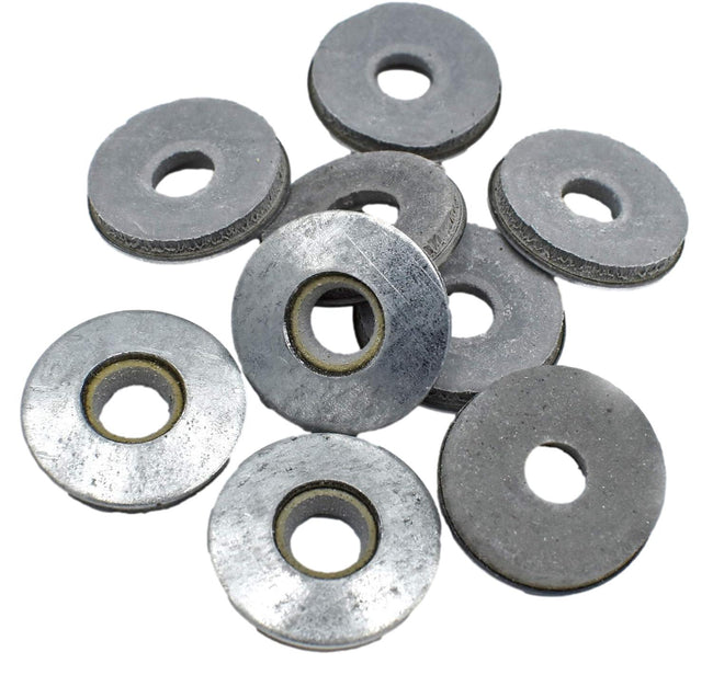 EPDM 16mm Galvanised and Rubber Sealing Washers for Tek Roofing Screws (100 Pack)