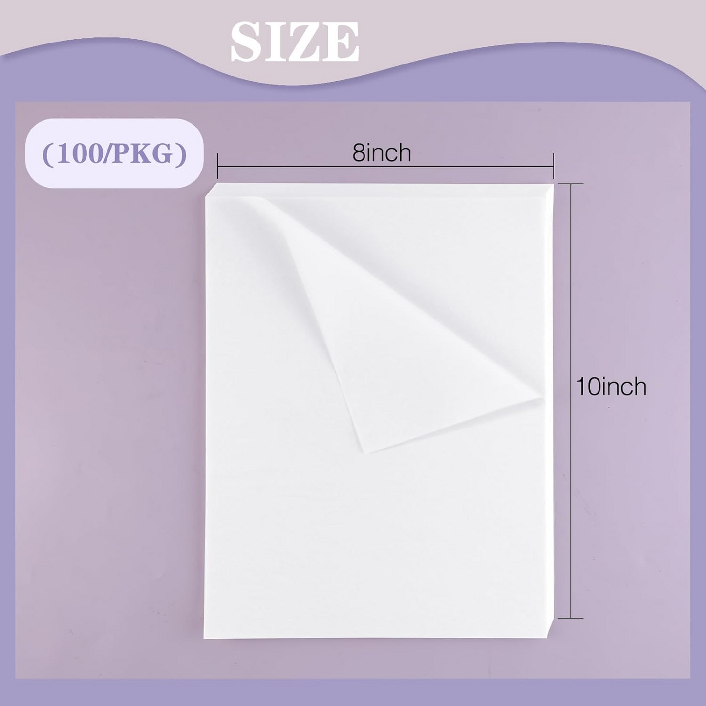 Lineco Buffered Acid Free Tissue Paper 20 x 25cm 100 Pack 