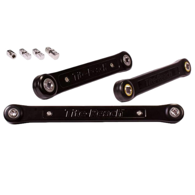 Tite-Reach 3/8" Pro/DIY and 1/4" Socket Extension Wrench Tri Pack