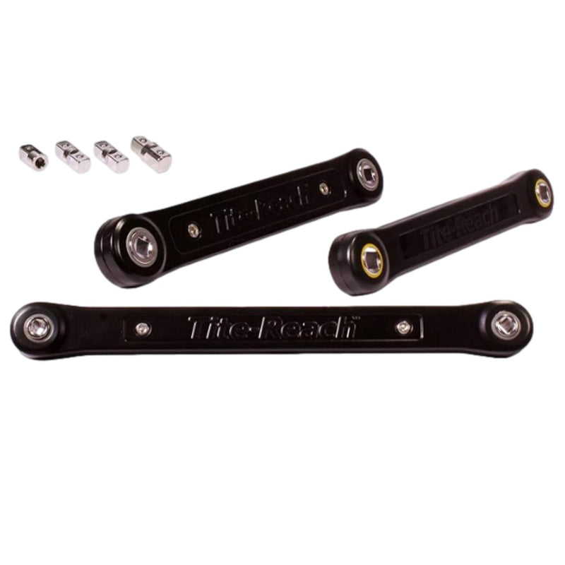 Tite-Reach 3/8" Pro/DIY and 1/4" Socket Extension Wrench Tri Pack