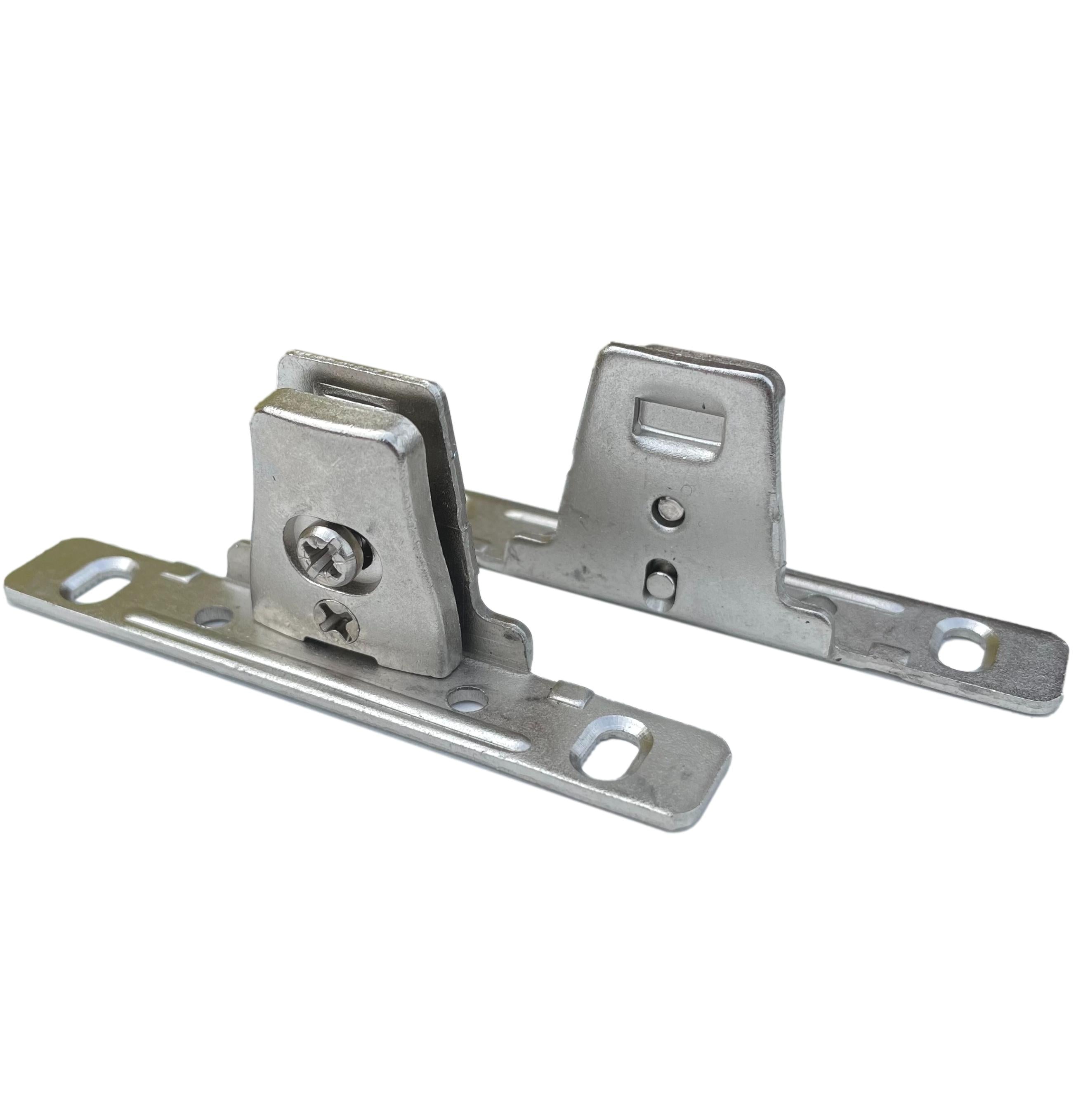 Drawer Front Fixing Brackets Front Fixing Bracket Nickel Plated