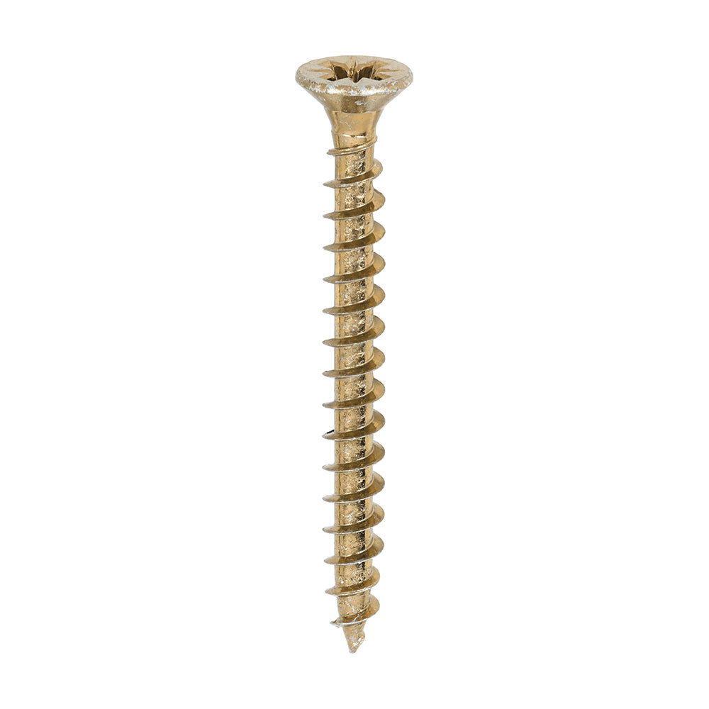 TimCo 6.0 x 60mm Yellow Wood Screw Pozi CS (200 Pack)
