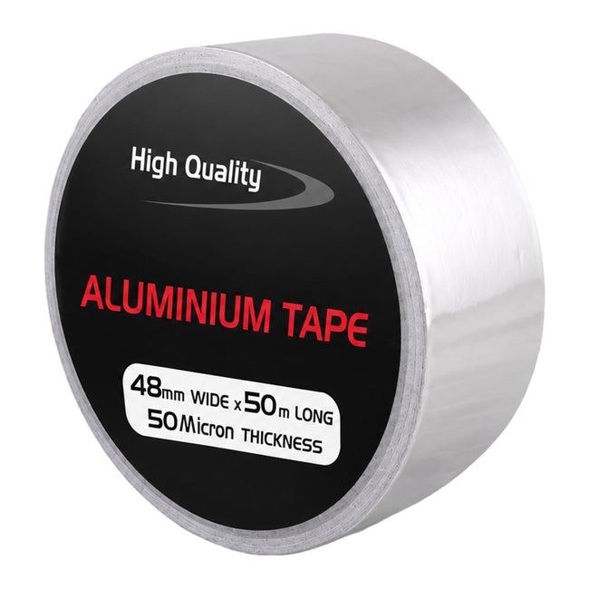 Aluminium Foil Tape 48mm x 50m – Heat Resistant Ducting & Insulation