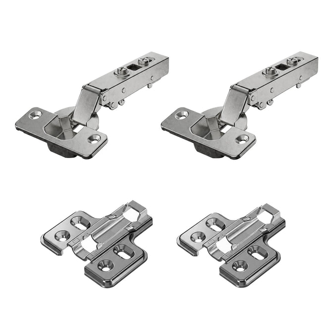 Hettich Veosys Stainless Steel Outdoor Kitchen Cabinet Hinge 105° (2 Pack) 9289590
