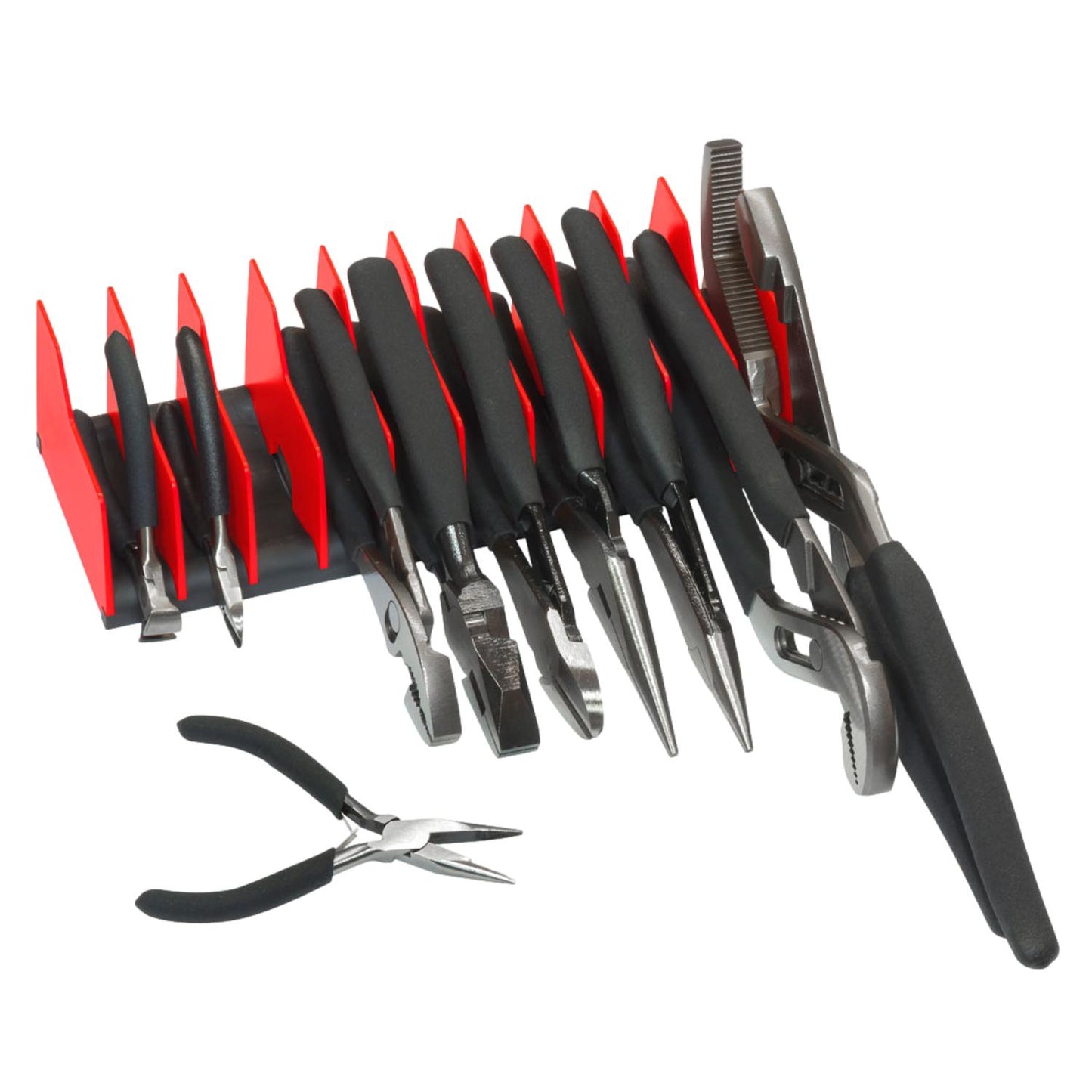 Ernst 5501 10 Tool Plier Pro® Organiser Storage Green